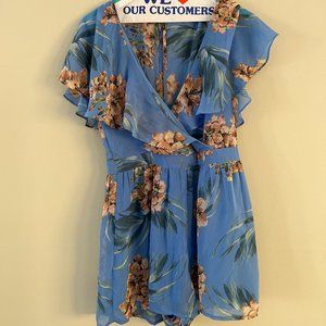 Blue Hawaiian Romper